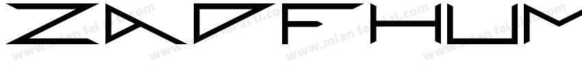 zapfhumnst dm bt常规字体转换